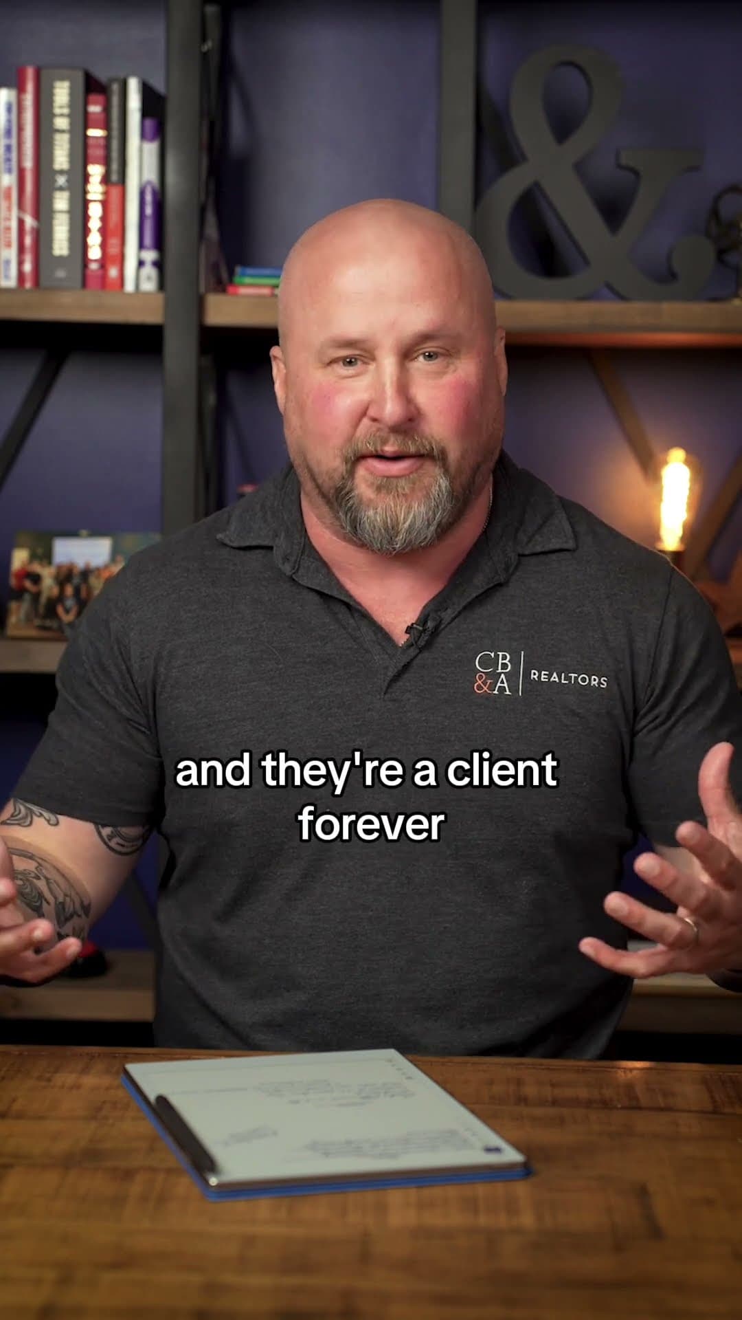 Just say "one of my clients..." when talking about your business