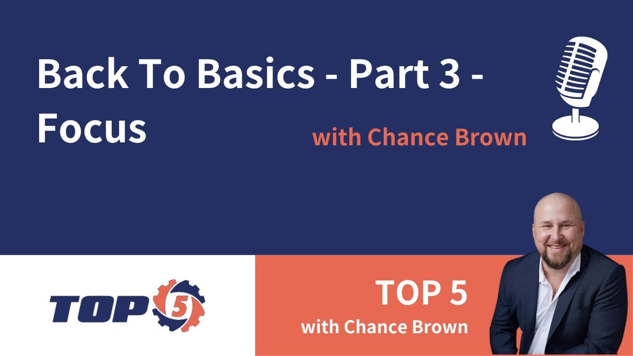 Back To Basics - Part 3 - Focus