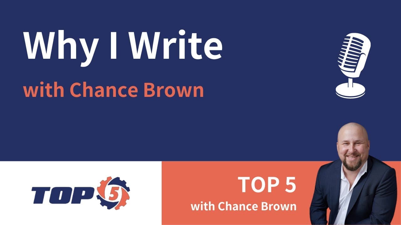 Why I Write